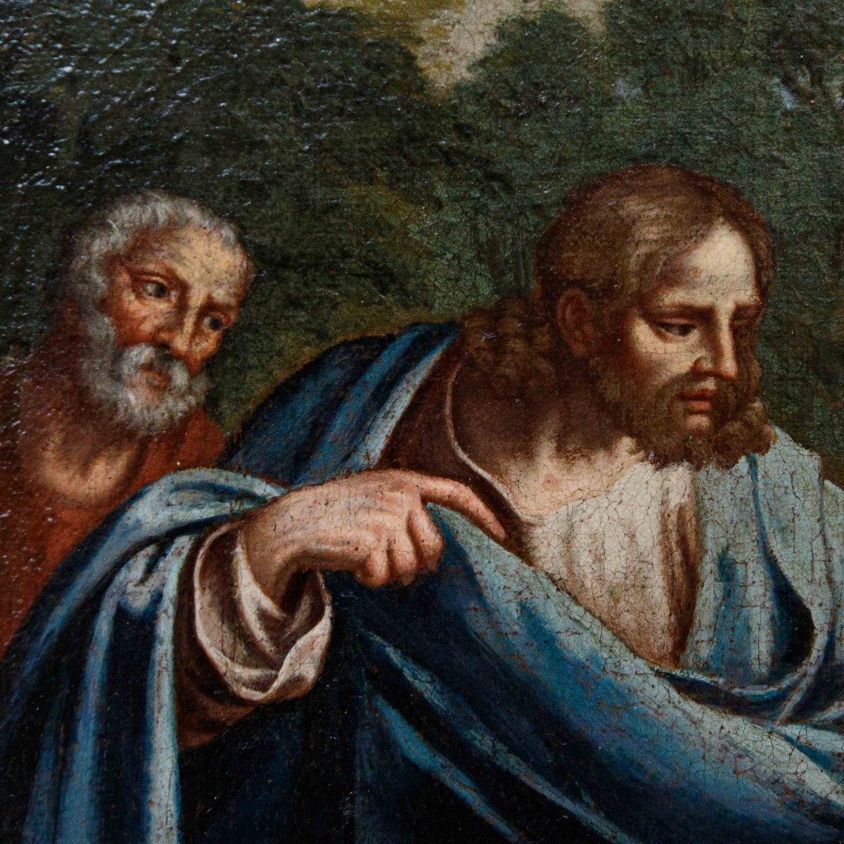 A Follower Of Annibale Carracci (bologna, 1560 – Rome, 1609), 17th Century, Christ And The Canaanite Woman-photo-3