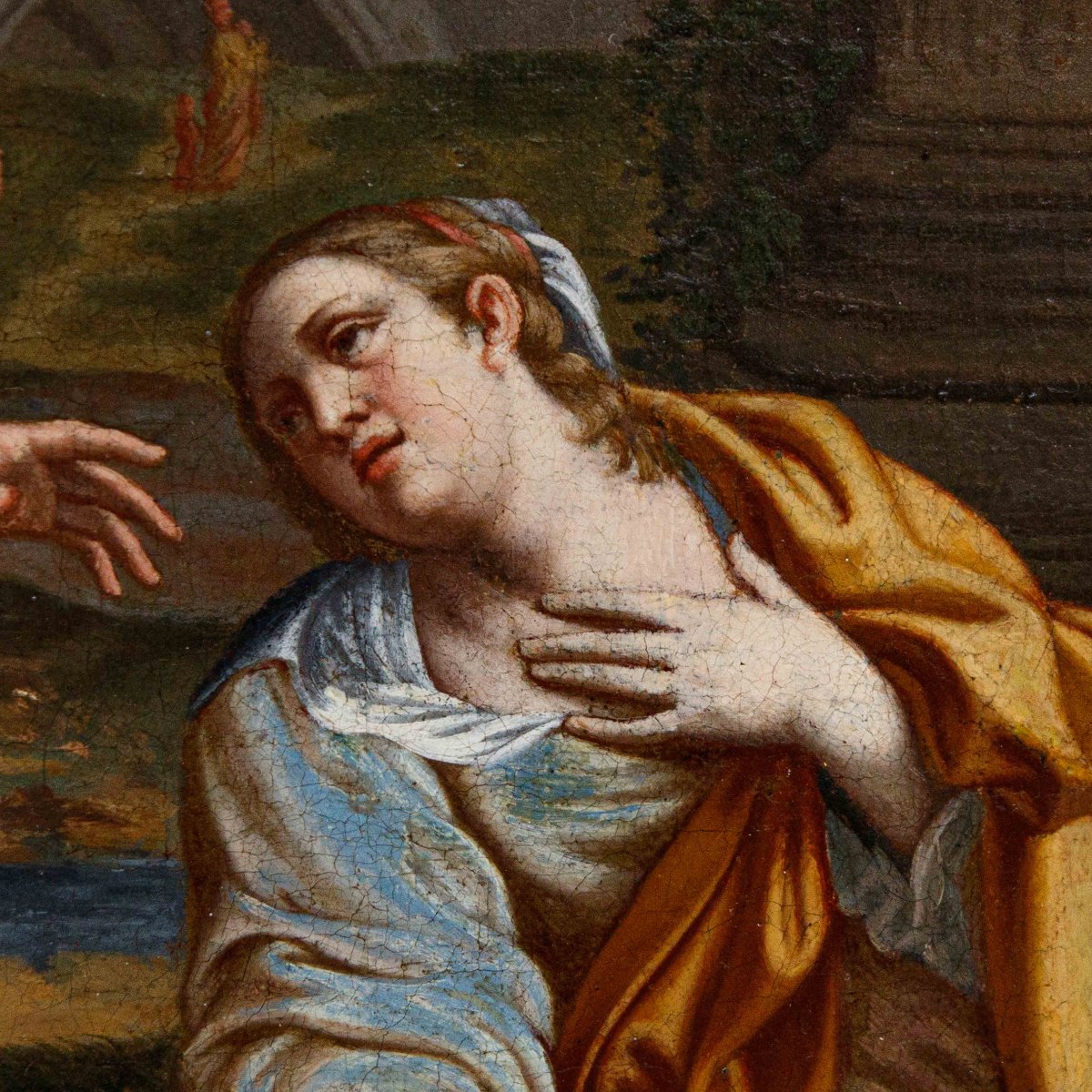 A Follower Of Annibale Carracci (bologna, 1560 – Rome, 1609), 17th Century, Christ And The Canaanite Woman-photo-7