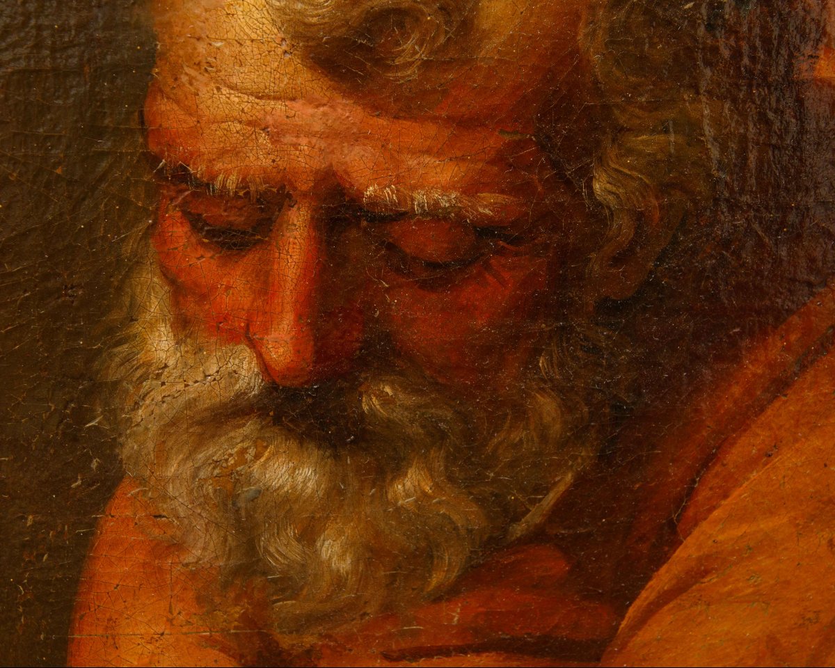 Neoclassical Painter, 19th Century; Cornelius Receives The Holy Spirit, With Peter On The Right-photo-7