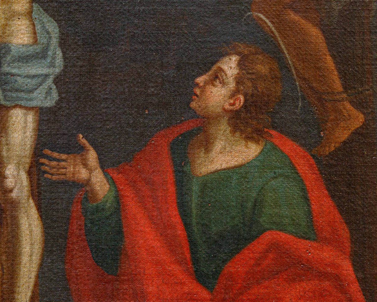 Roman School, 17th Century, The Crucifixion-photo-6