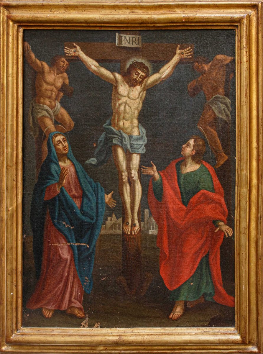 Roman School, 17th Century, The Crucifixion