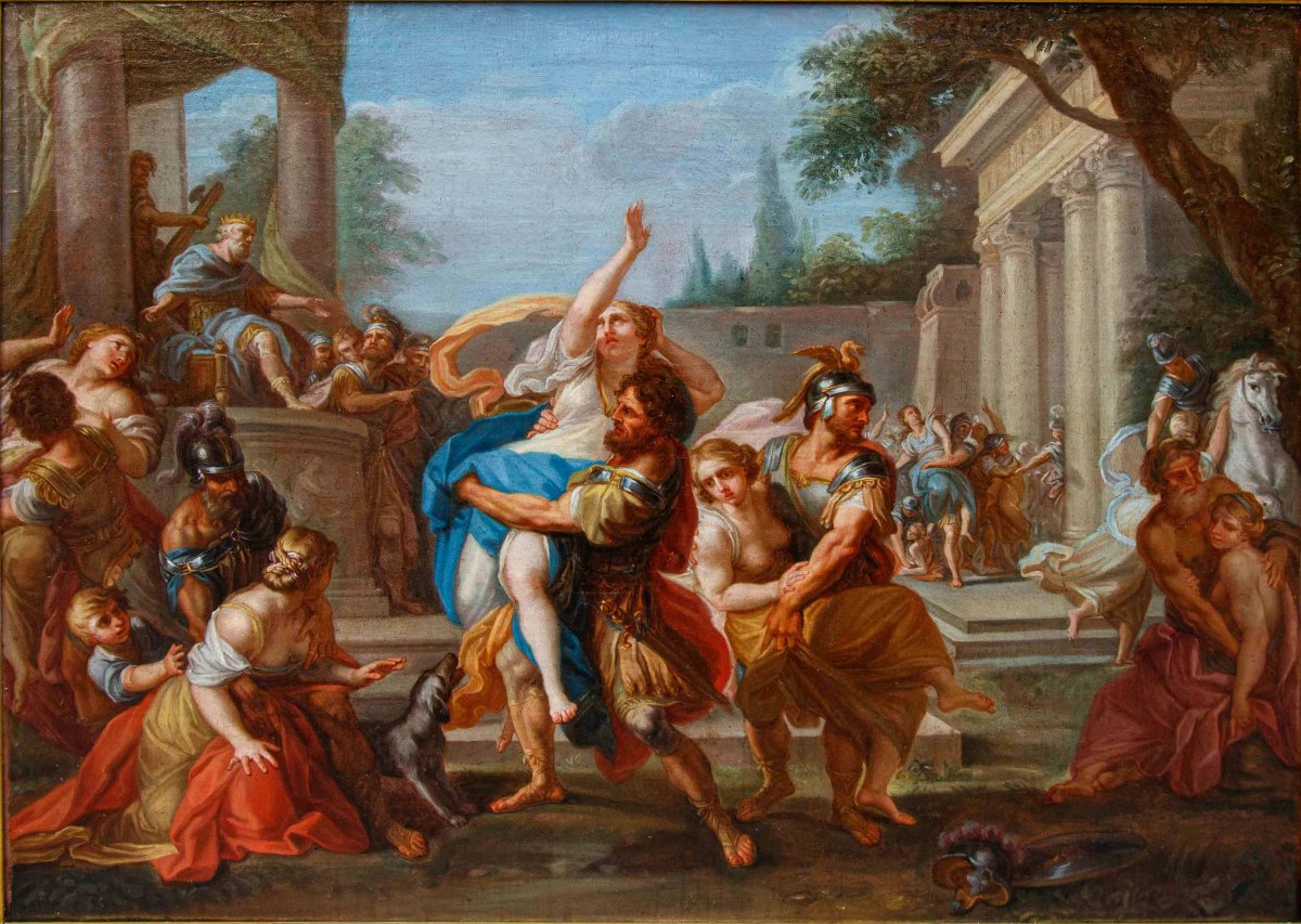 Placido Costanzi (1702–1759), The Rape Of The Sabine Women-photo-3