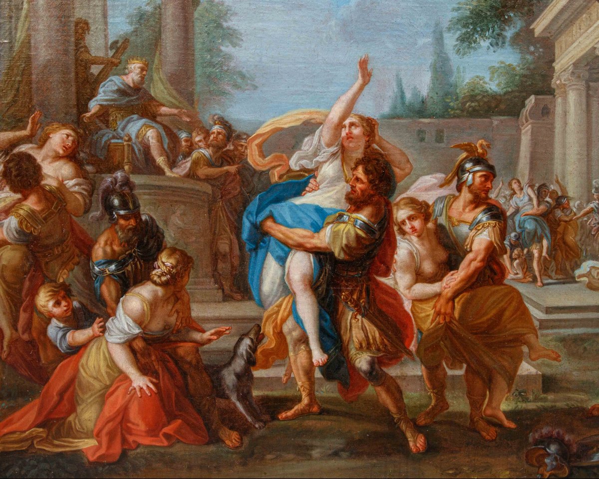 Placido Costanzi (1702–1759), The Rape Of The Sabine Women-photo-1