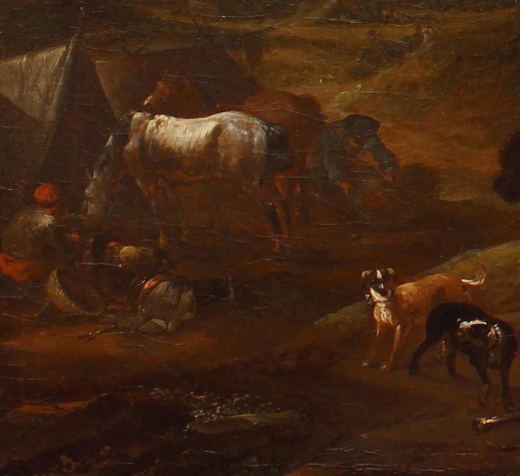 Augustus Querfurt (1696–1761), Camp With Horsemen-photo-4
