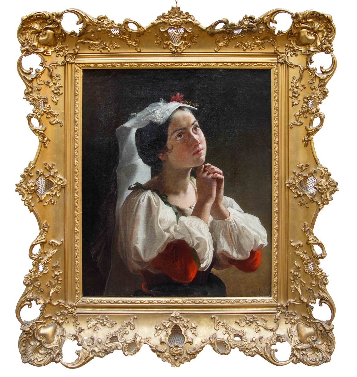 Eliseo Sala (Milan, 1813 - Rancate Di Triuggio, 1879), Prière