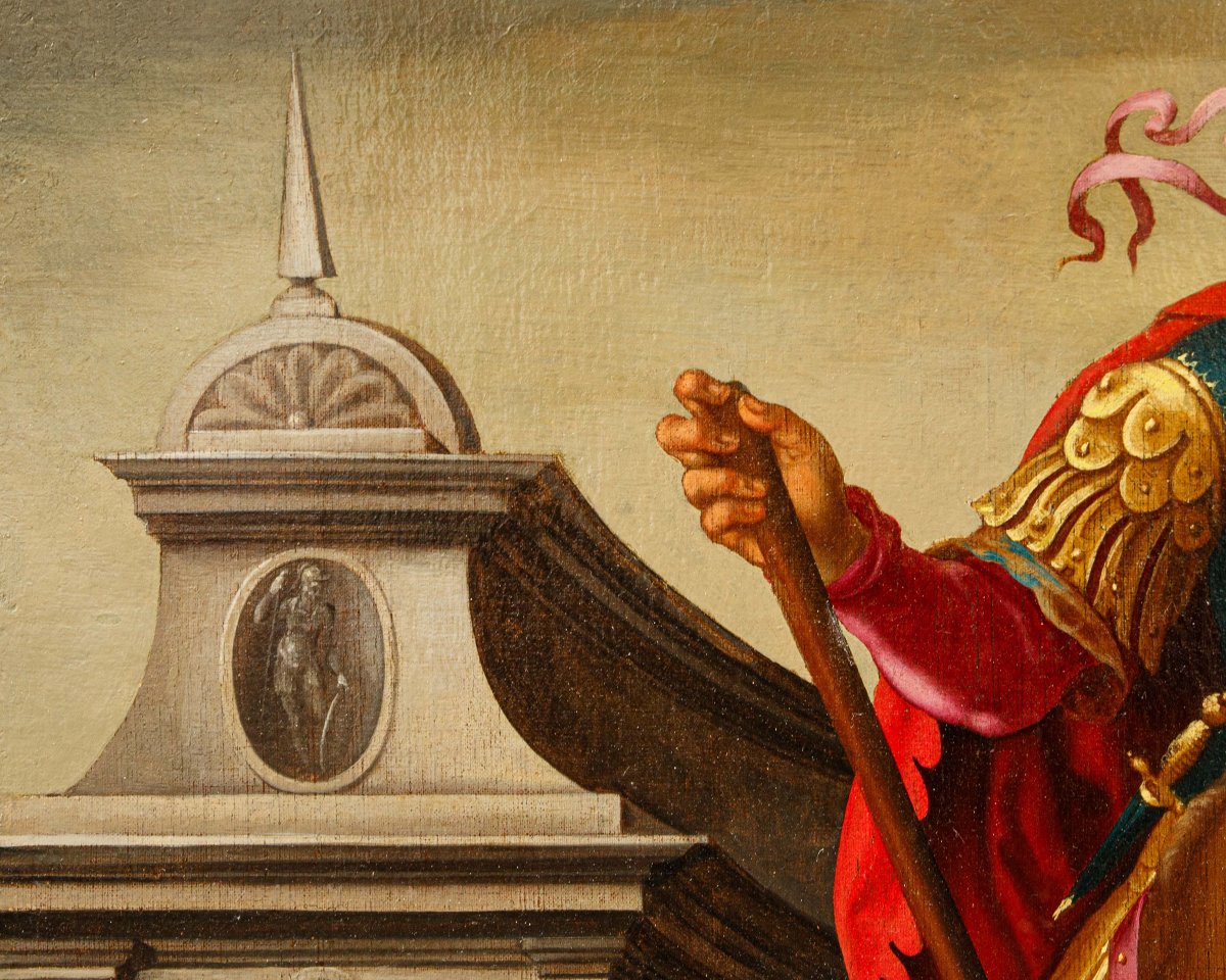 Le disciple de Jan van der Straet dit Giovanni Stradano (1523 - 1605), Jules César-photo-4