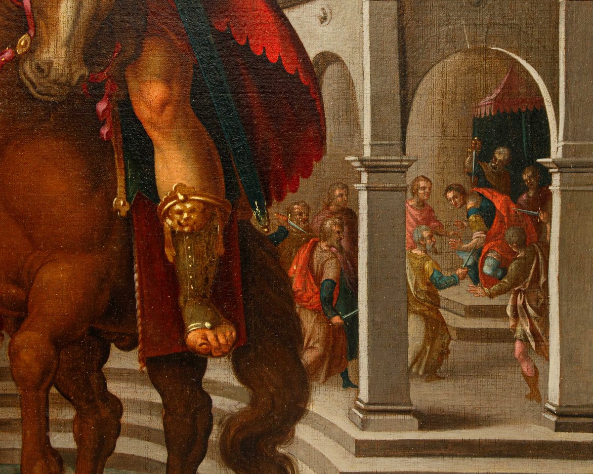 Le disciple de Jan van der Straet dit Giovanni Stradano (1523 - 1605), Jules César-photo-1