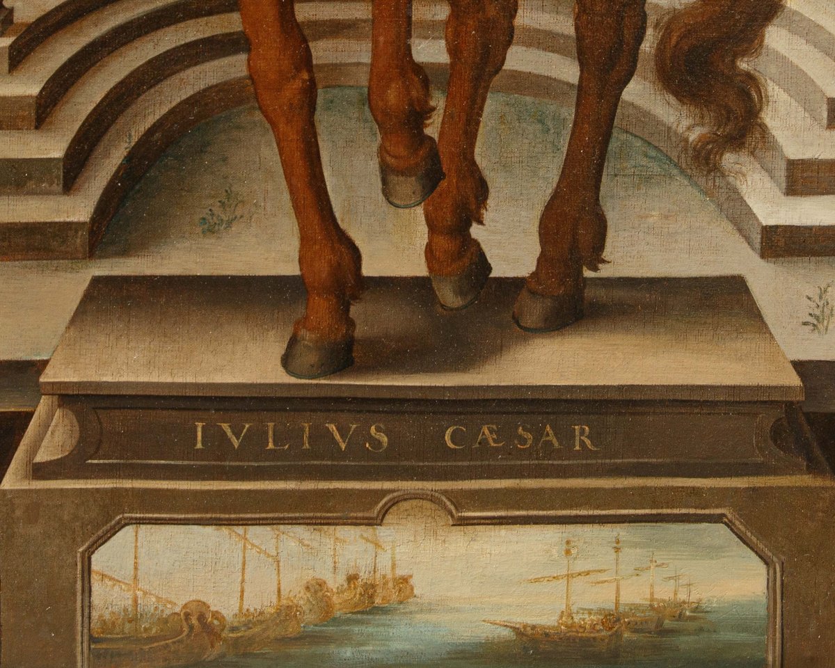 Le disciple de Jan van der Straet dit Giovanni Stradano (1523 - 1605), Jules César-photo-4