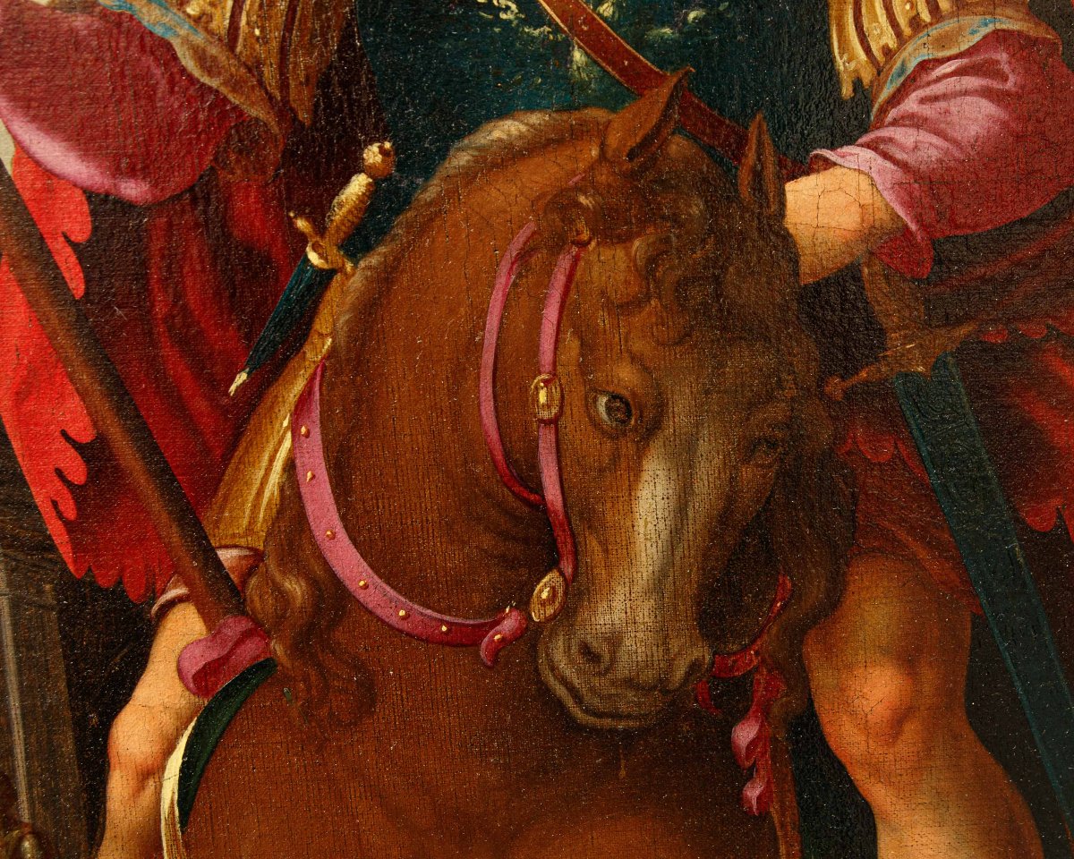 Le disciple de Jan van der Straet dit Giovanni Stradano (1523 - 1605), Jules César-photo-5