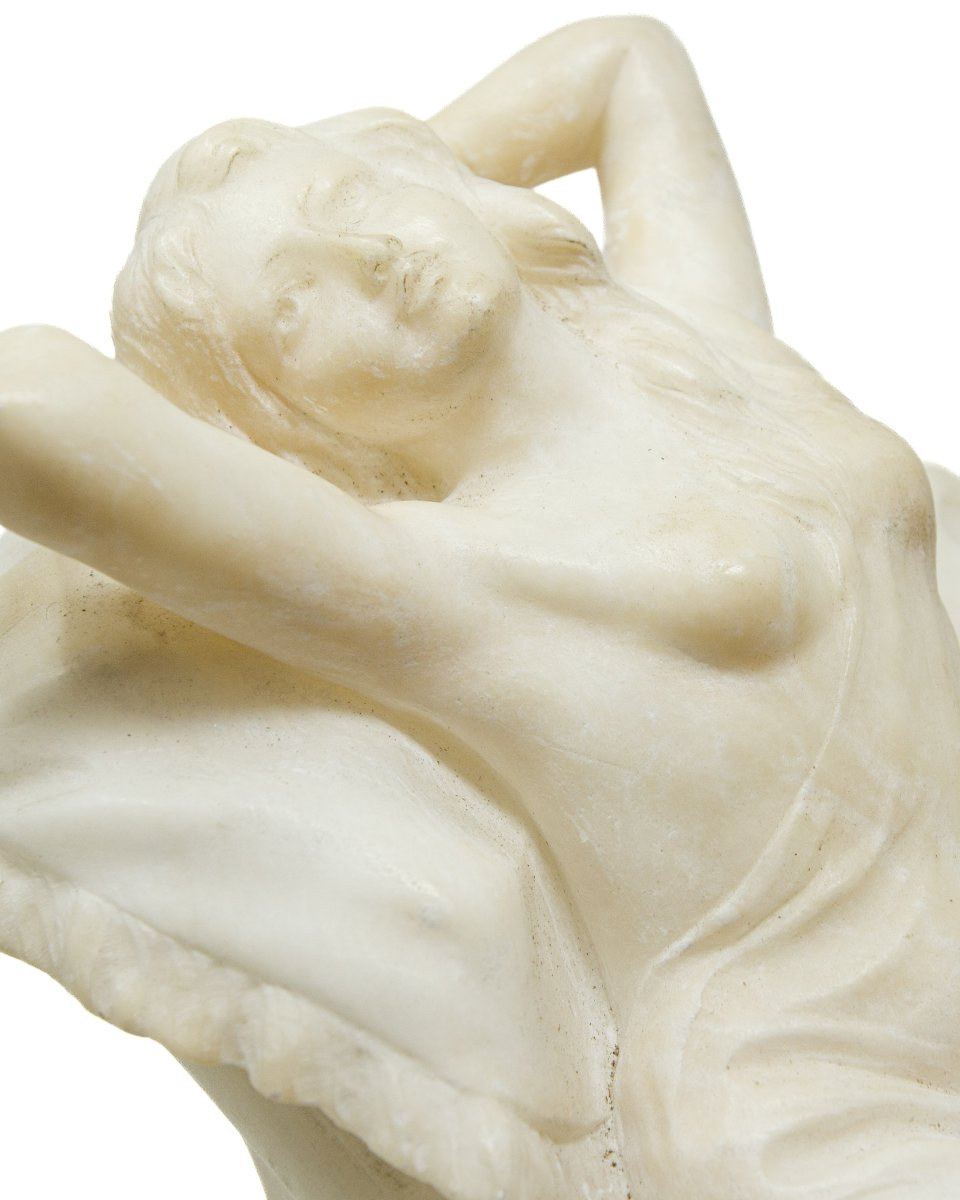 Giuseppe Gambogi (pisa, 1862 – Florence, 1938), Reclining Female Figure-photo-3