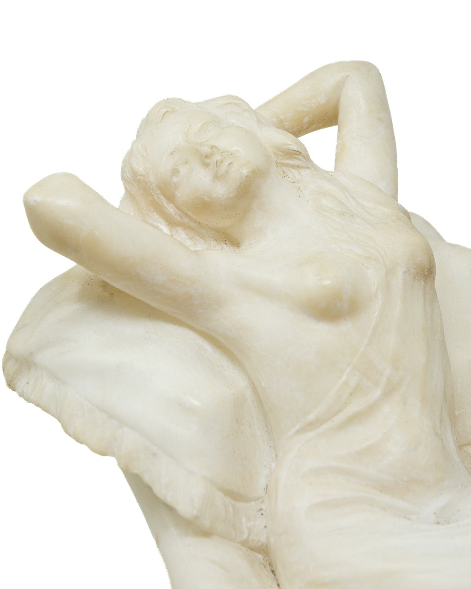 Giuseppe Gambogi (pisa, 1862 – Florence, 1938), Reclining Female Figure-photo-5