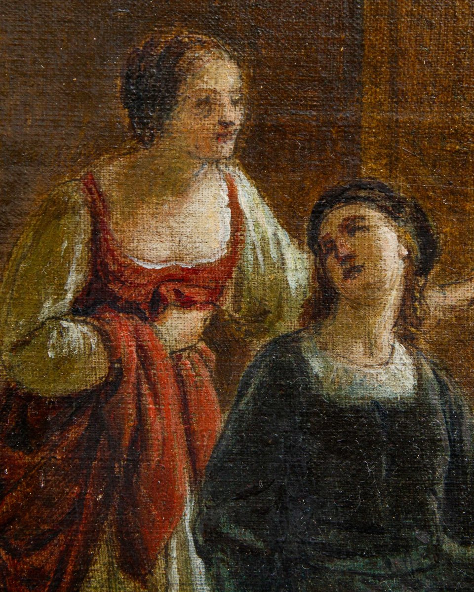 XIXe siècle, Raffaello et la Fornarina dans le studio-photo-1