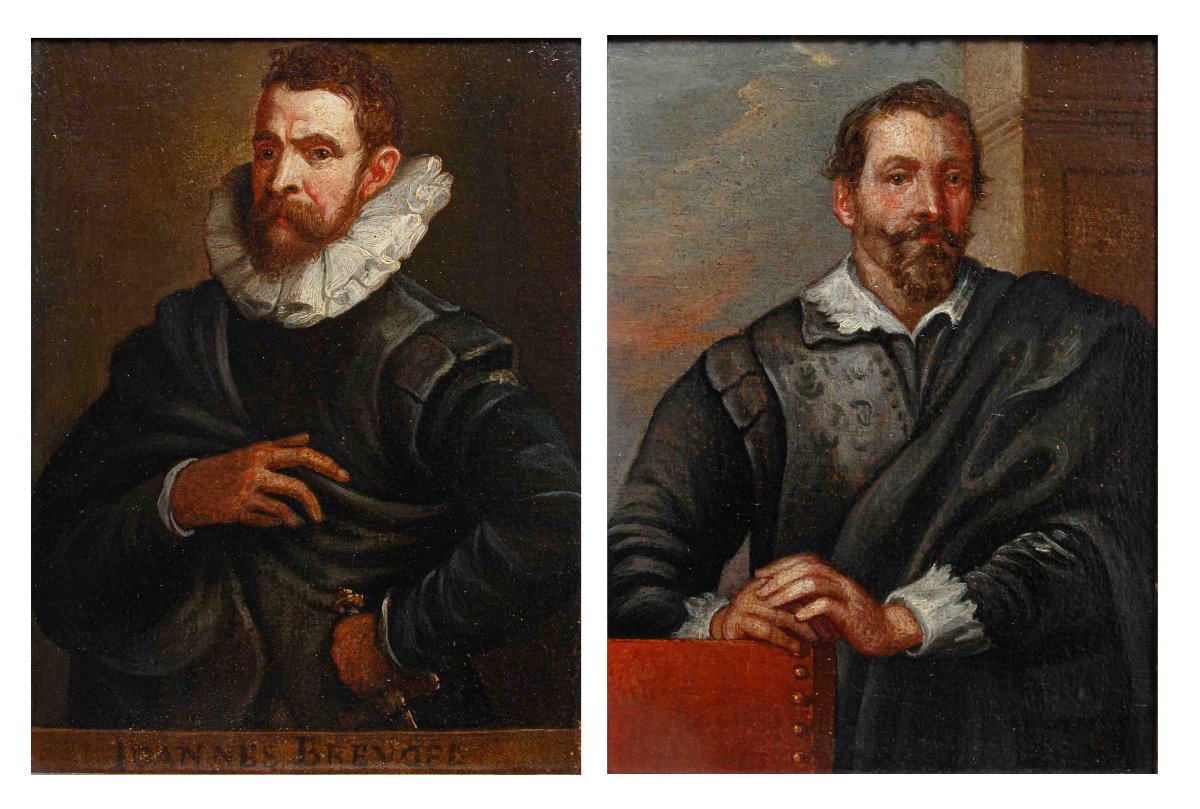 XVIIe siècle, Portraits des peintres Jan Brueghel l’Ancien et Frans Snyders-photo-2