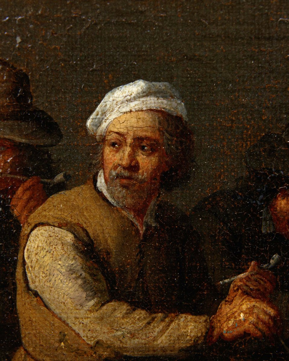 A Follower Of David Teniers (antwerp, 1610 – Brussels, 1690), *tavern With Smokers*-photo-8