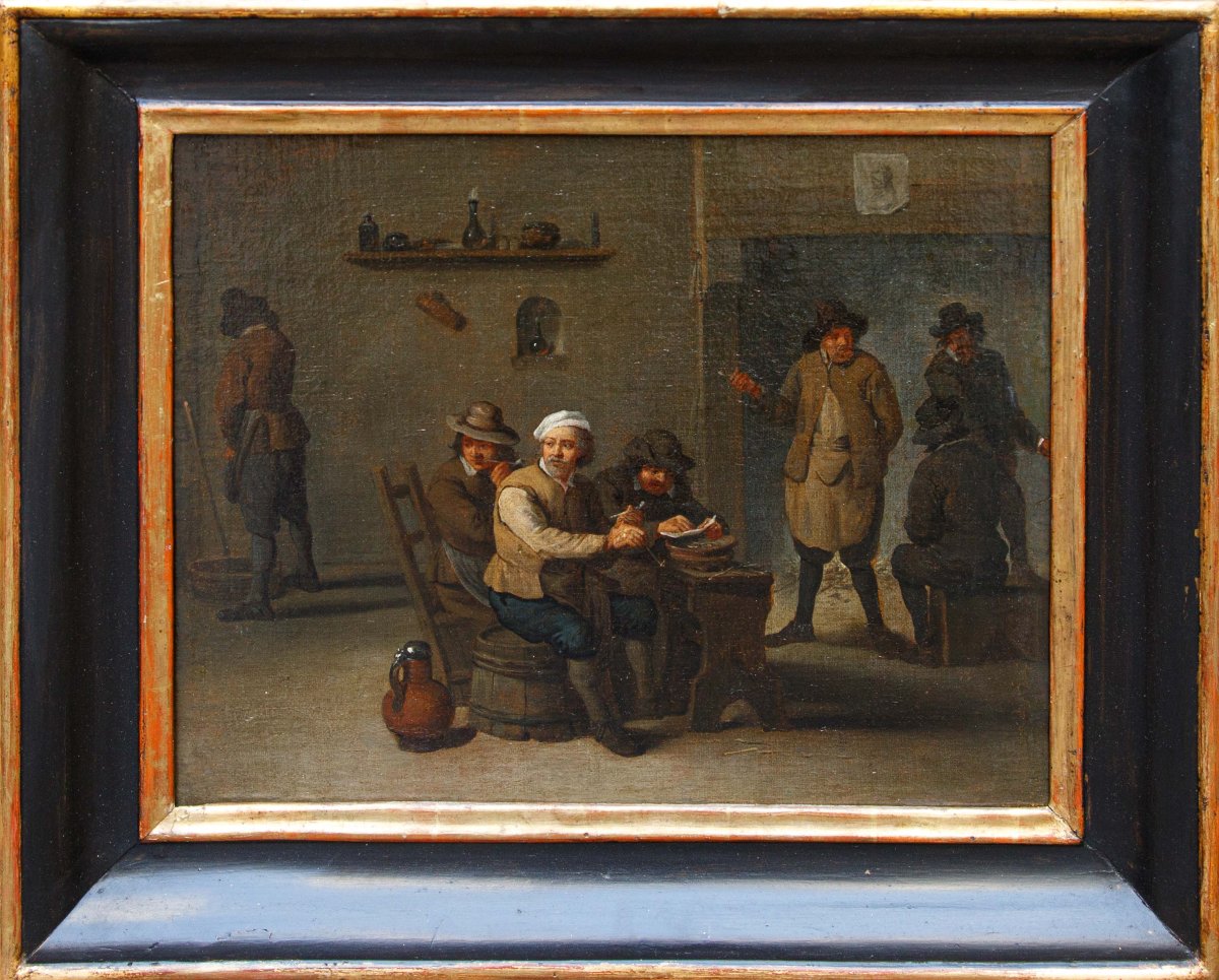 A Follower Of David Teniers (antwerp, 1610 – Brussels, 1690), *tavern With Smokers*