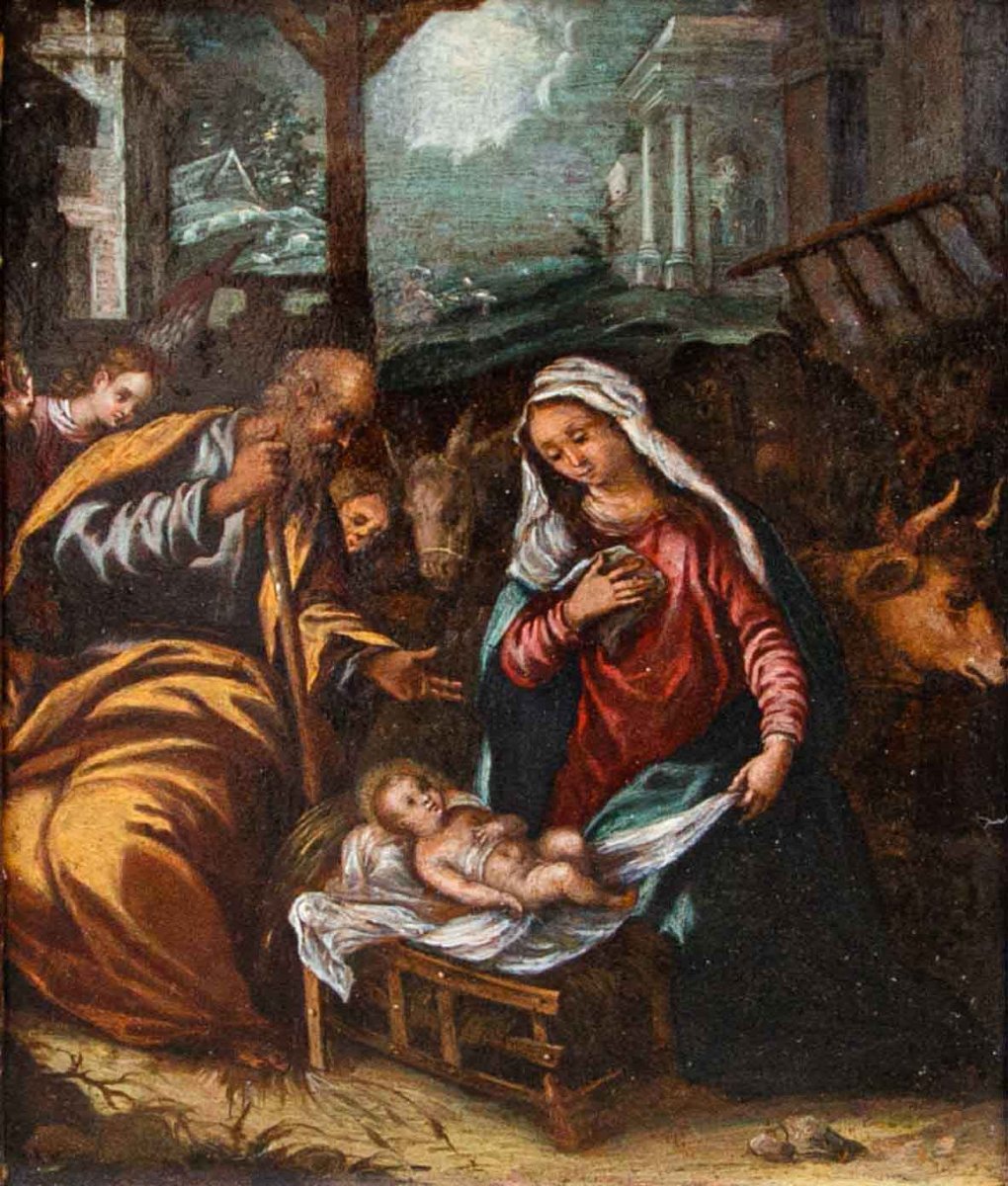 École ferraraise, seconde moitié du XVIe siècle, Nativité-photo-2