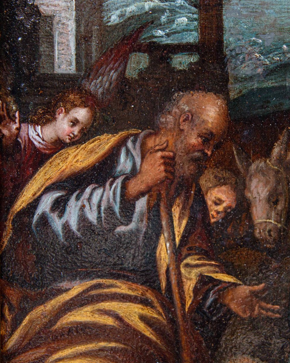 École ferraraise, seconde moitié du XVIe siècle, Nativité-photo-4