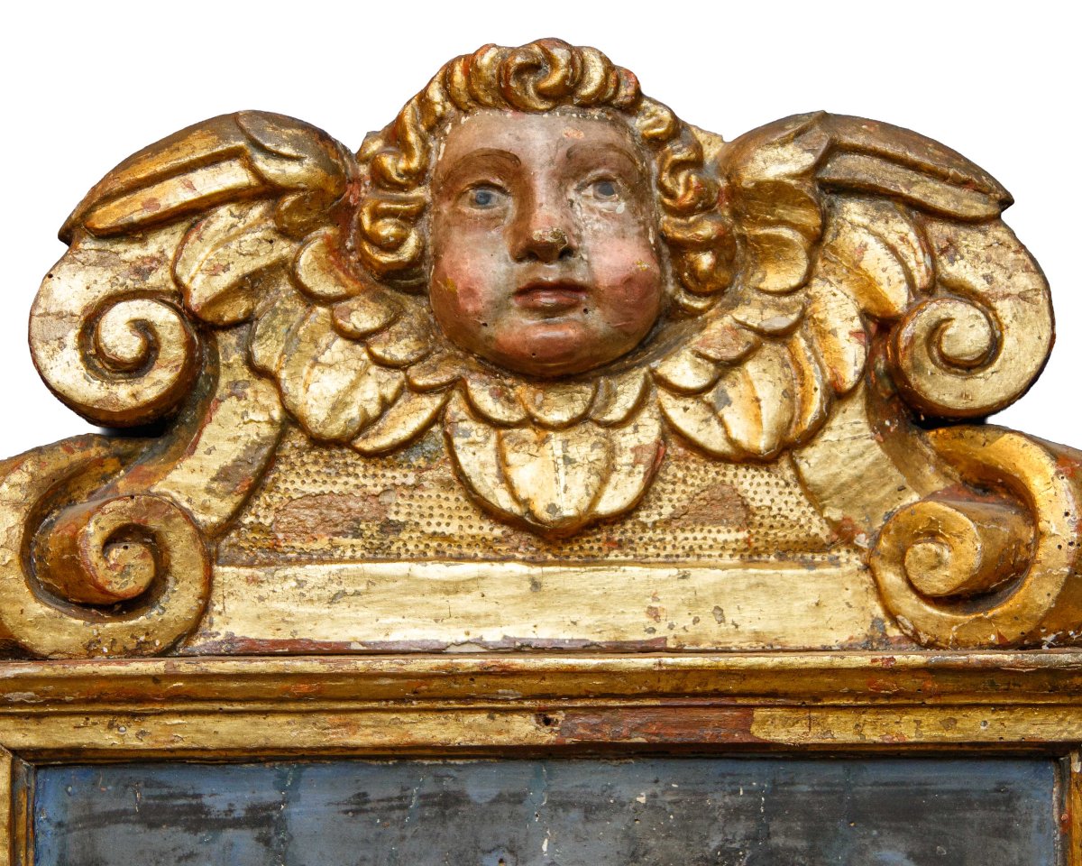 17th Century, Frame With Cherubs And Volutes-photo-3