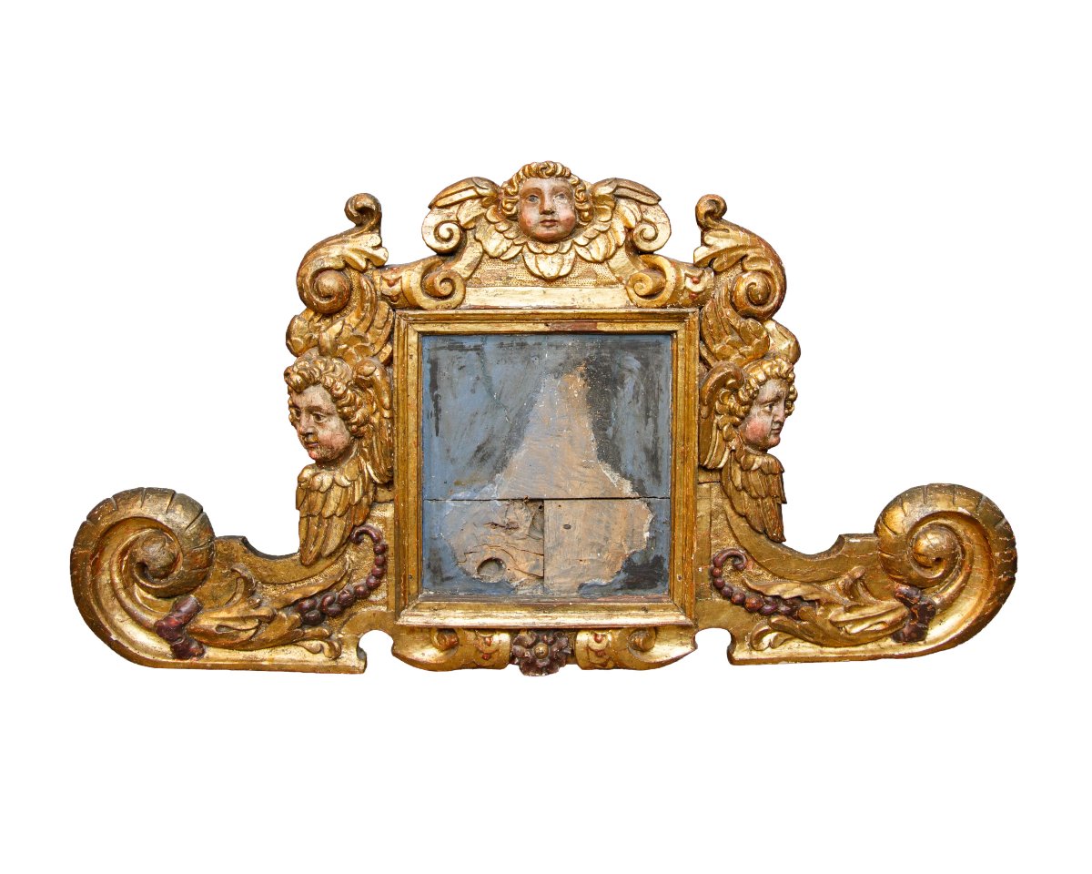 17th Century, Frame With Cherubs And Volutes