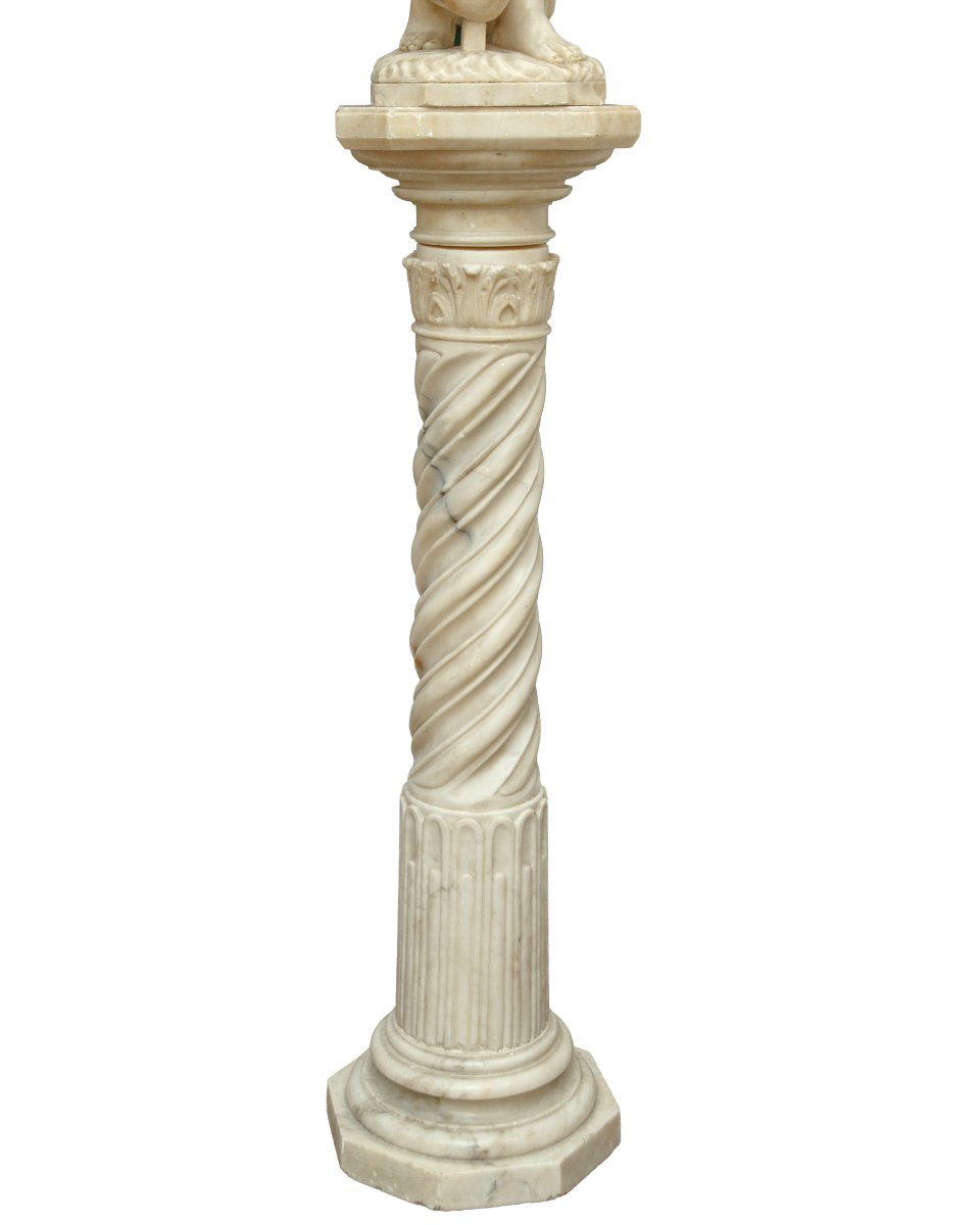 19th Century, Aphrodite Crouching On A Column-photo-3