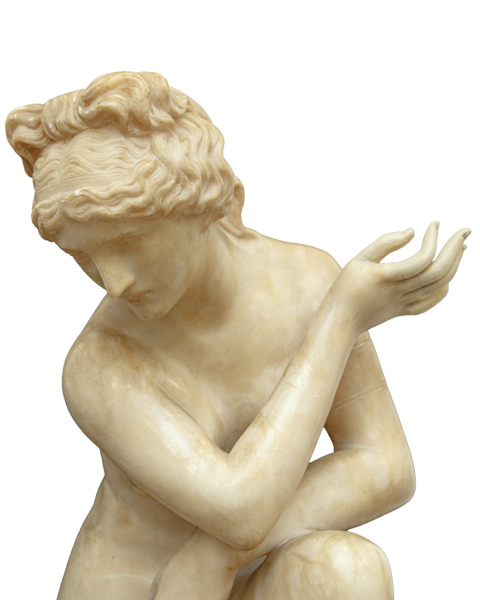 19th Century, Aphrodite Crouching On A Column-photo-7