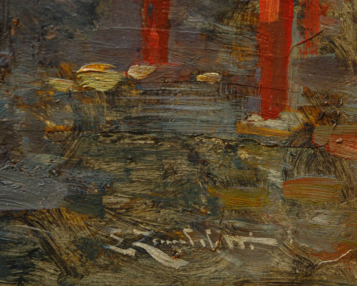 Lodovico Zambeletti (milan, 1881 – June 4, 1966), Encounters In The Park-photo-7