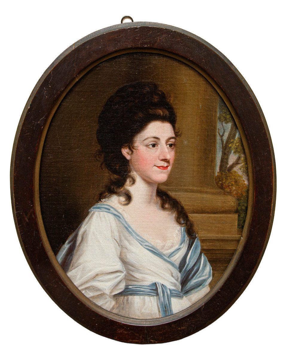 English School, Late 18th Century, Family Portraits-photo-3