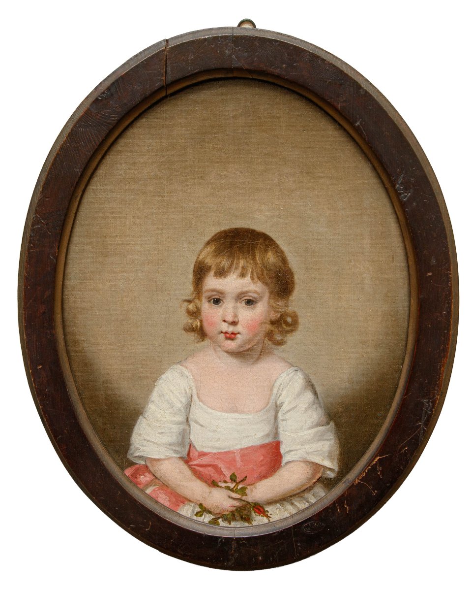 English School, Late 18th Century, Family Portraits-photo-2