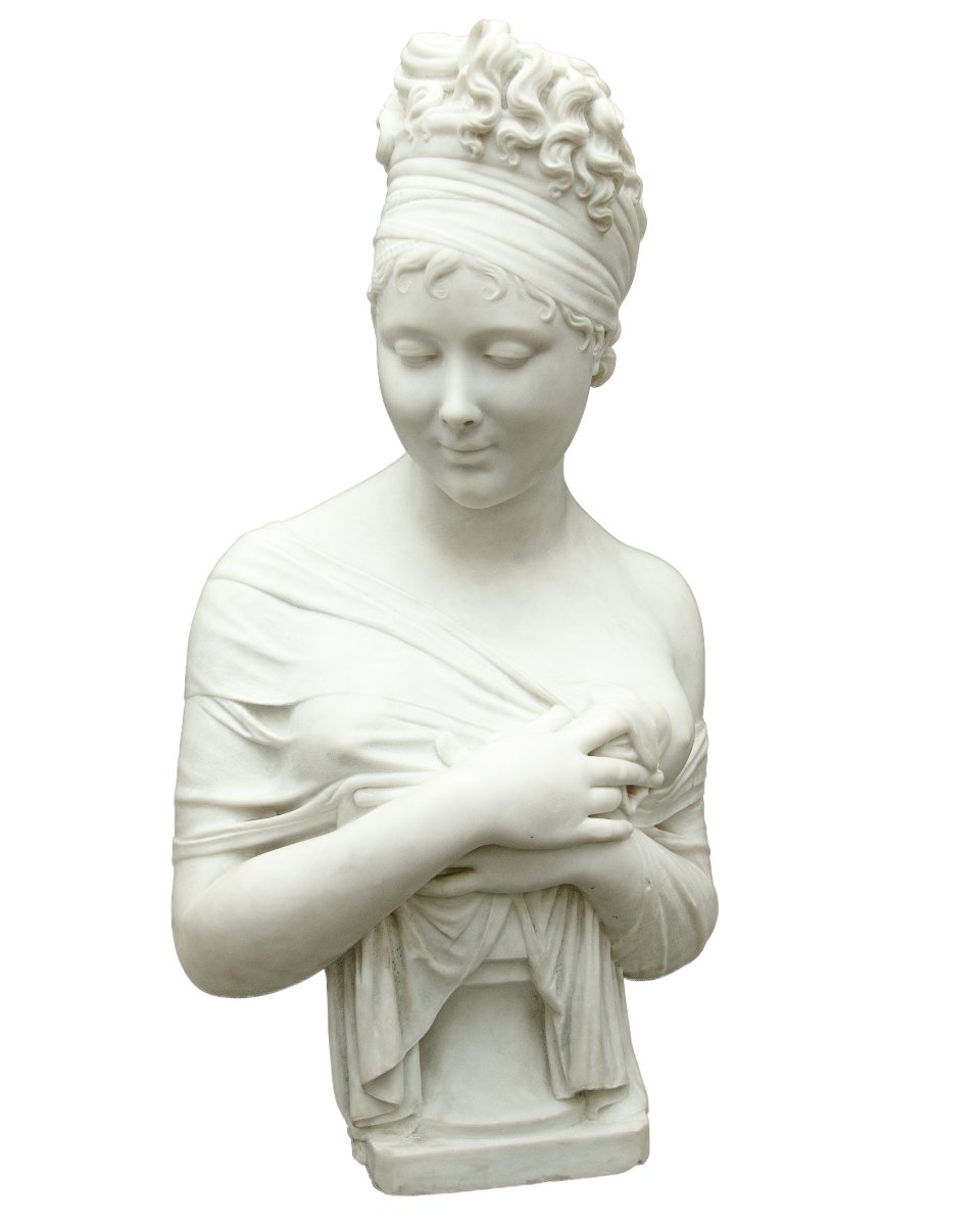 XIXe siècle, par Joseph Chinard (Lyon, 1756 - 1813), Buste de Madame Recamier