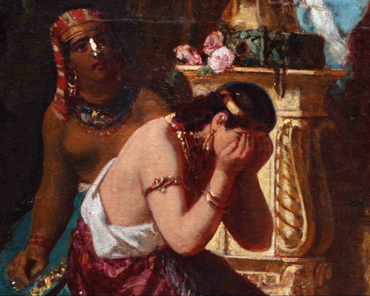 Gustav Bartsch (1821 - 1906), La mort de Cléopâtre-photo-1