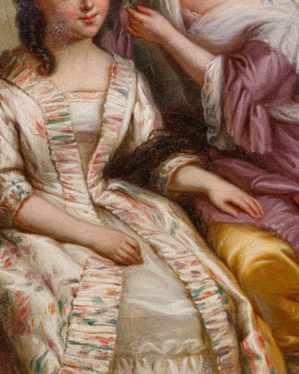 19th Century, Portrait Of Young Girls-photo-4
