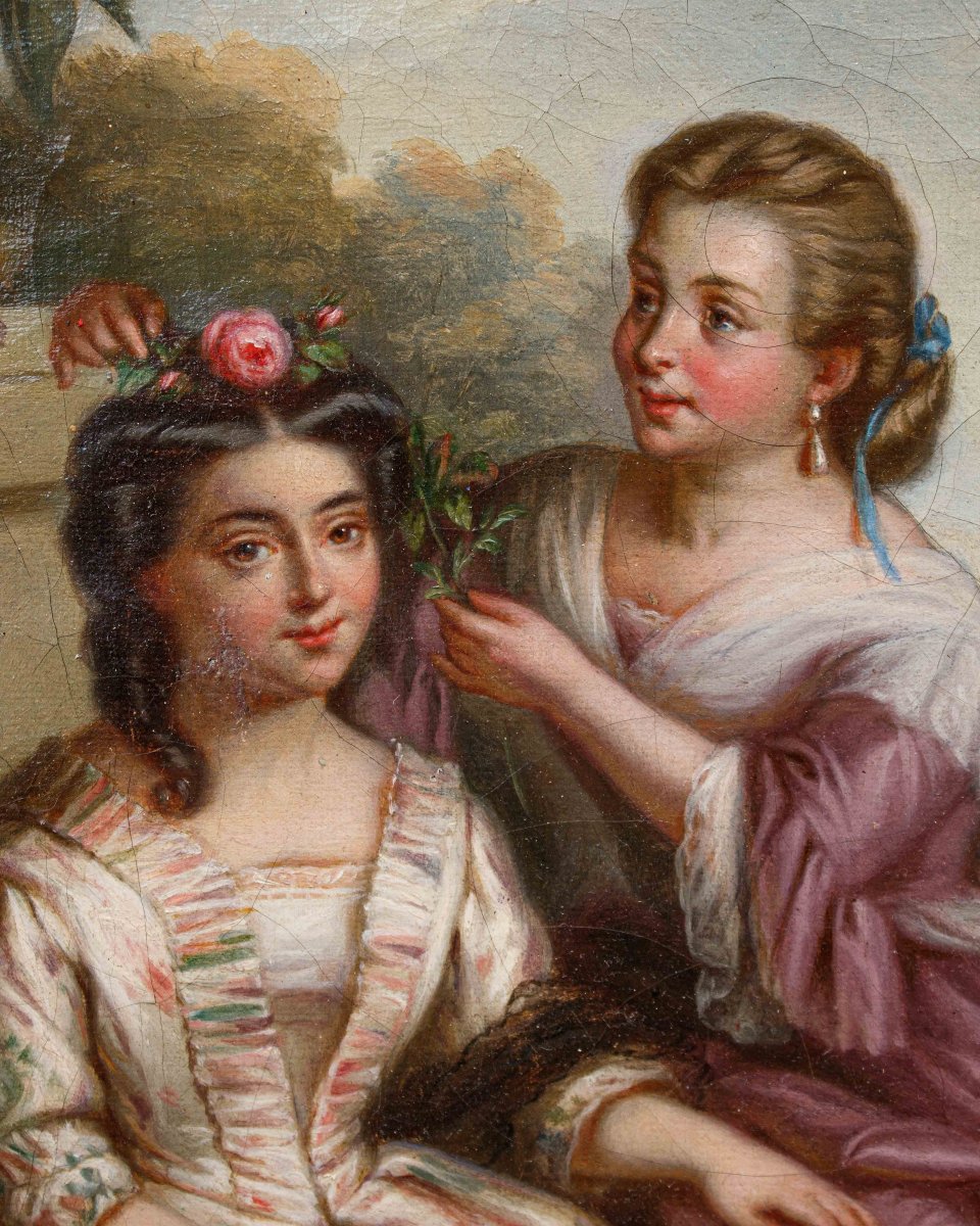 19th Century, Portrait Of Young Girls-photo-2