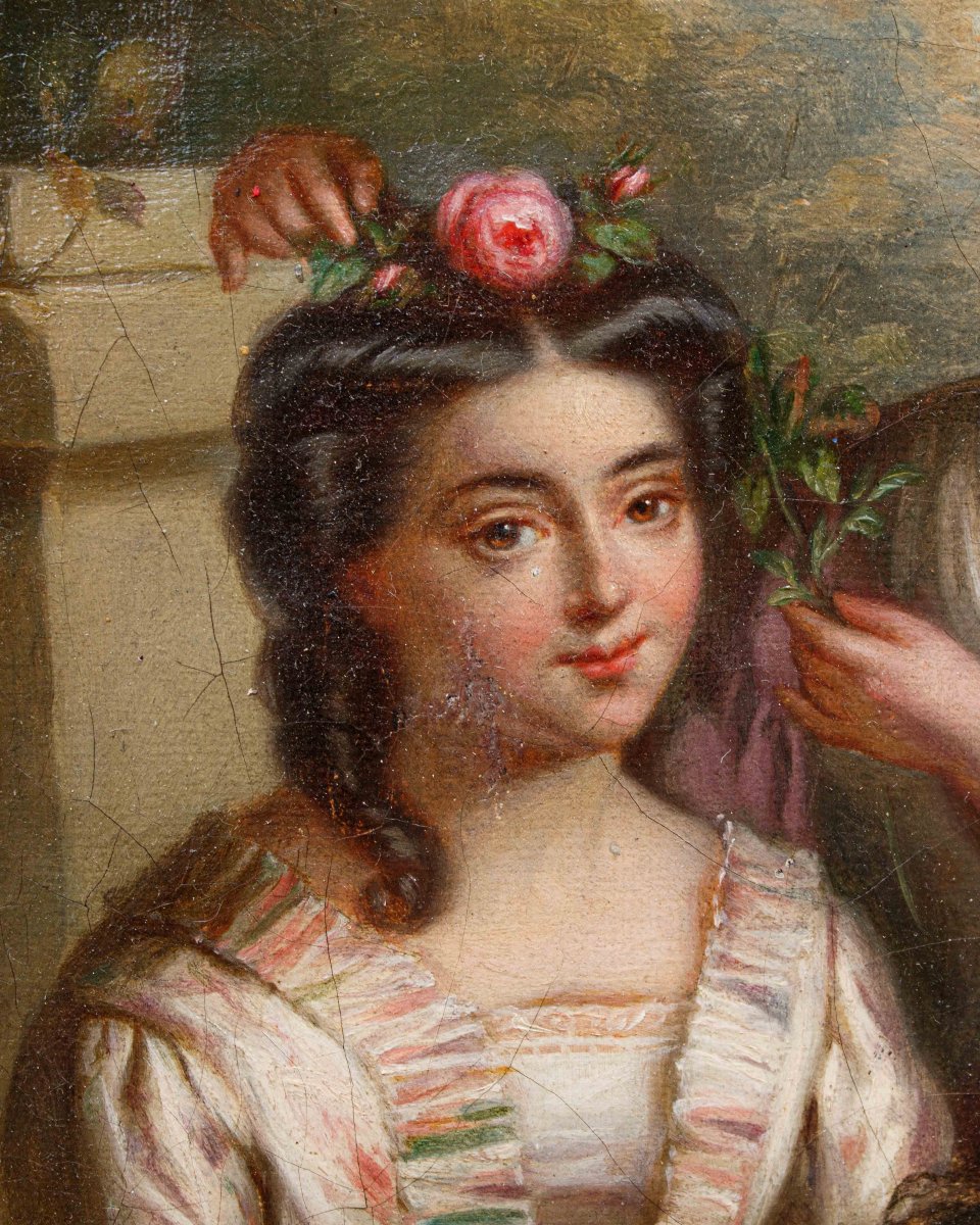 19th Century, Portrait Of Young Girls-photo-6