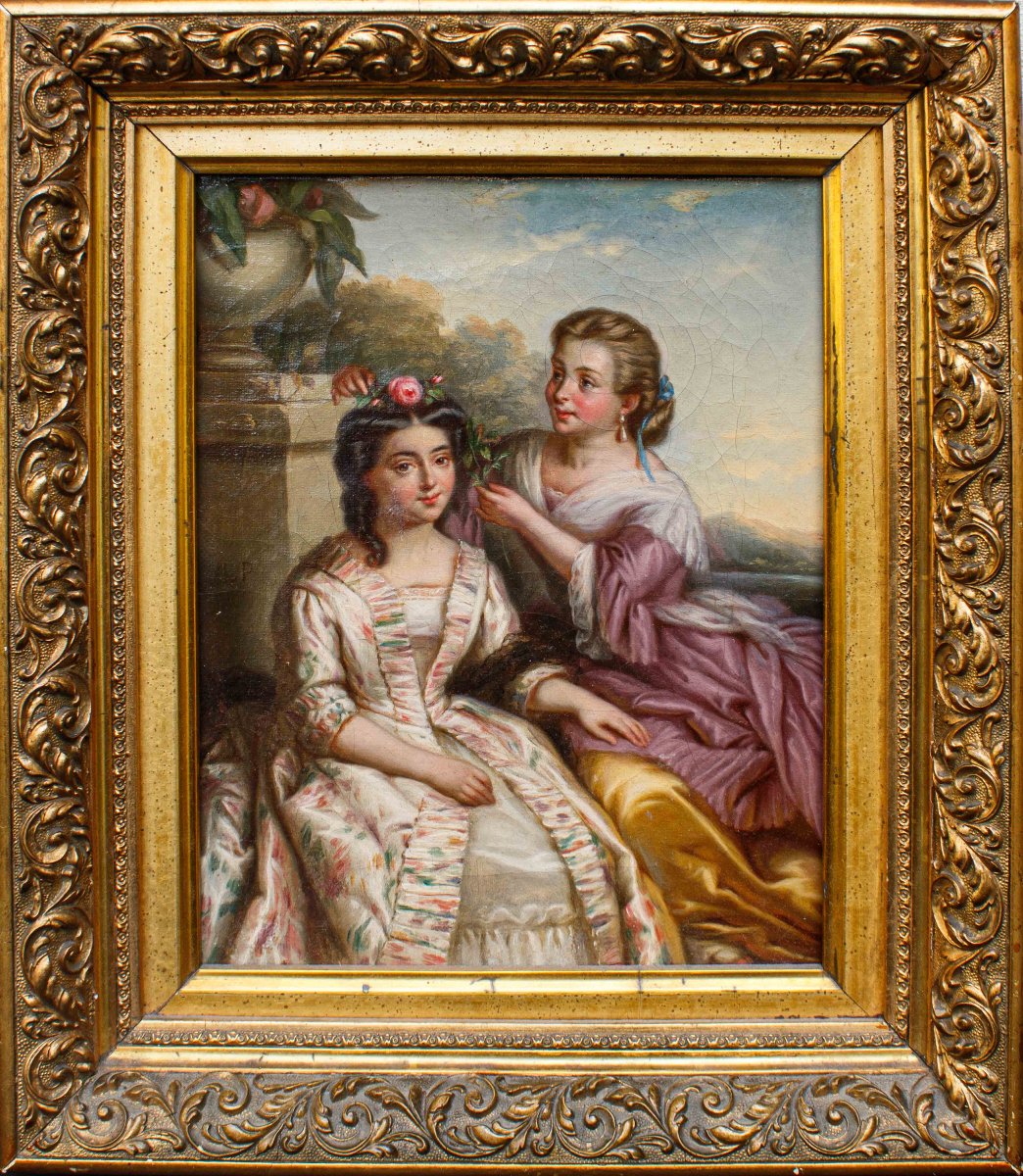 19th Century, Portrait Of Young Girls