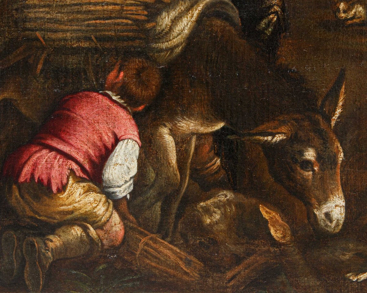 Francesco Dal Ponte, dit Francesco Bassano, atelier de, Allégorie de l’hiver-photo-3