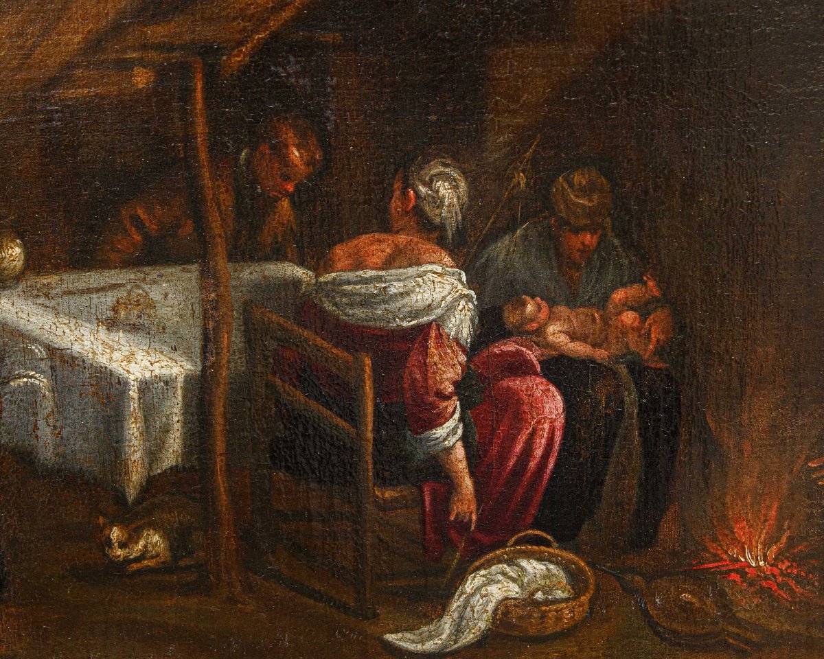 Francesco Dal Ponte, dit Francesco Bassano, atelier de, Allégorie de l’hiver-photo-8