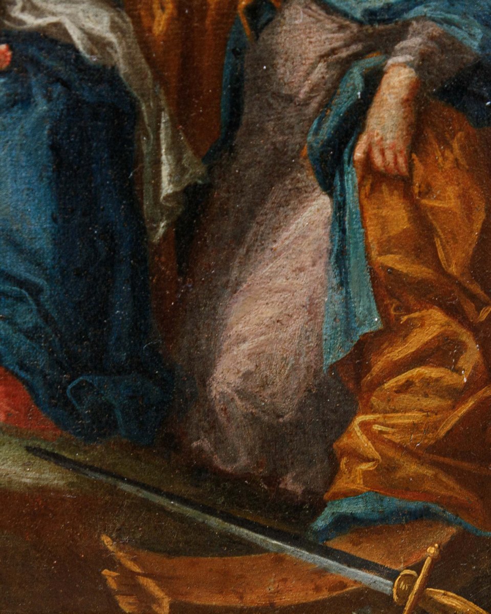 Roman School, Second Half Of The 17th Century, The Holy Family-photo-4