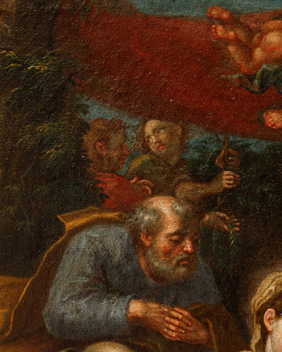 Roman School, Second Half Of The 17th Century, The Holy Family-photo-5