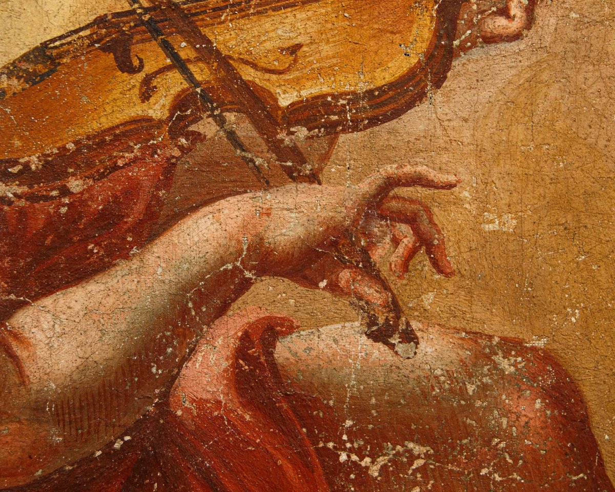 XVIIe siècle, Amorino qui joue du violon-photo-1