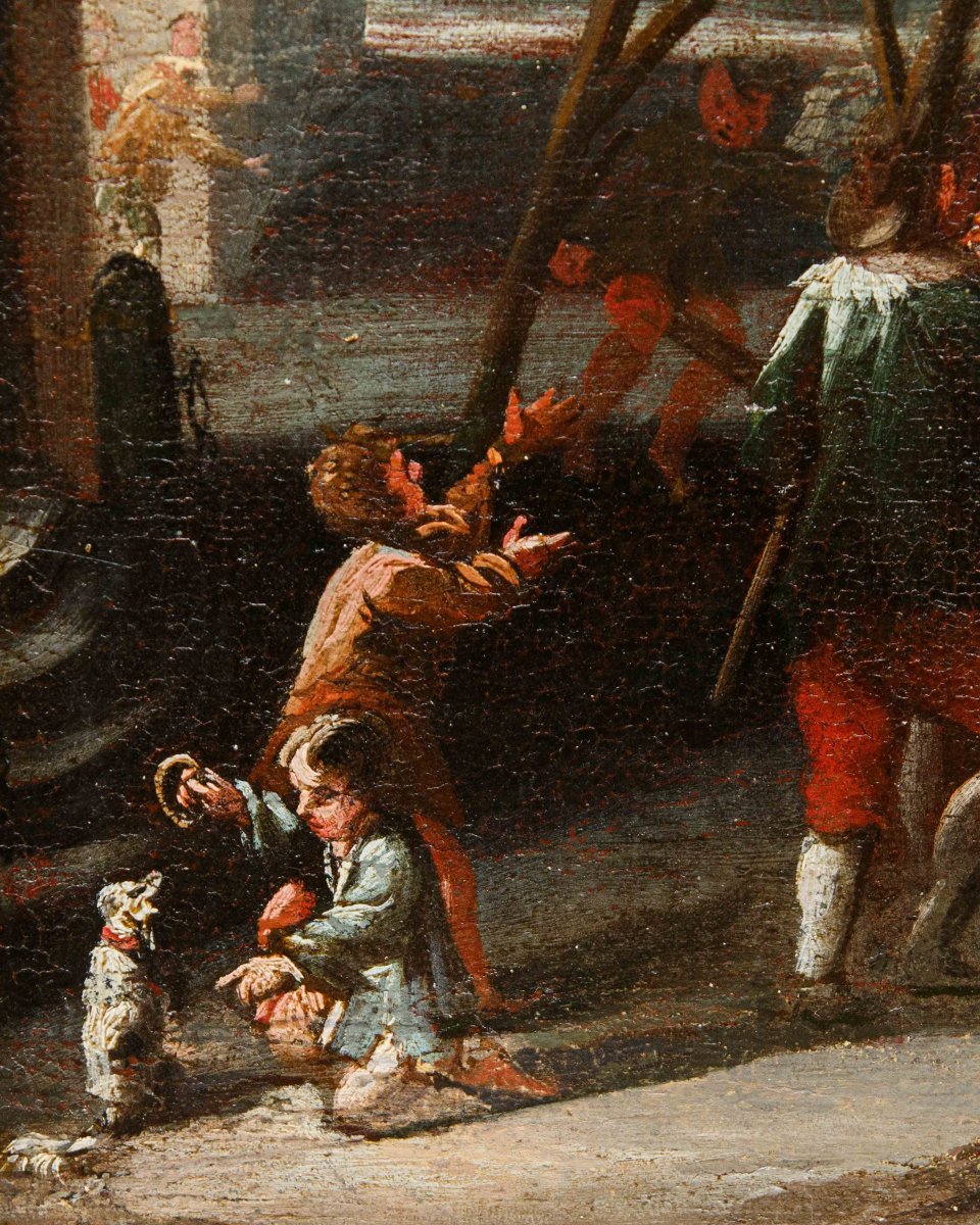 18th Century, Piedmontese School, *the Commedia Dell'arte On Stage*—*the Storyteller*-photo-5