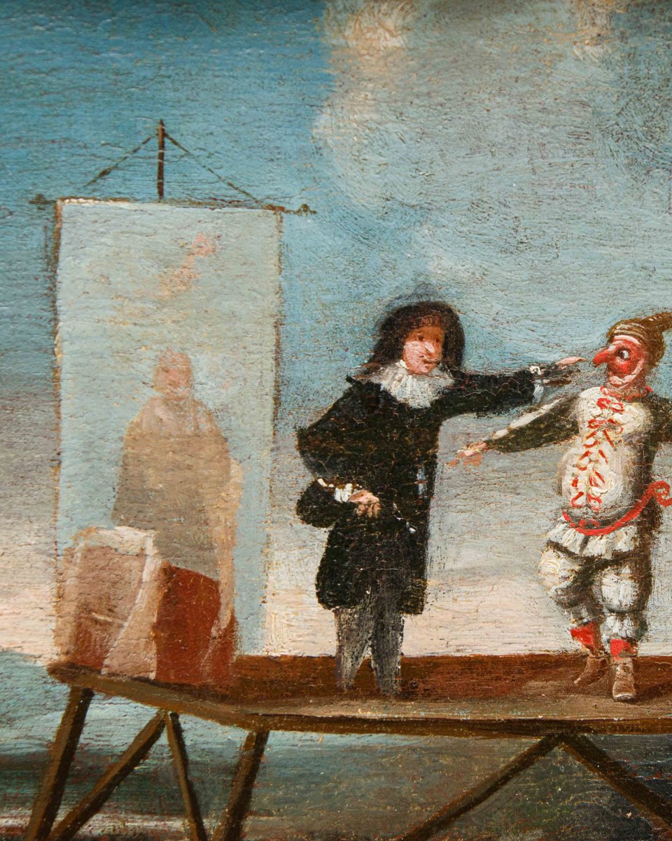 18th Century, Piedmontese School, *the Commedia Dell'arte On Stage*—*the Storyteller*-photo-8