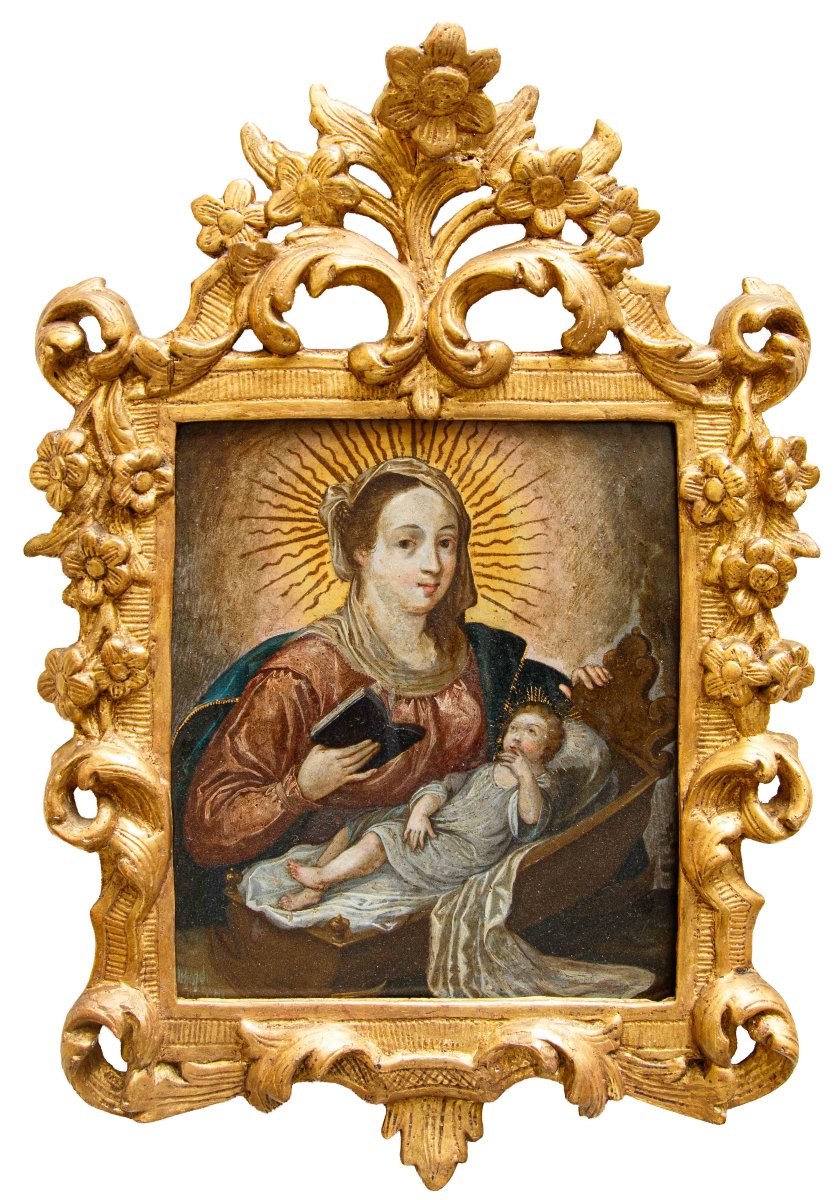École hispano-flamande du XVIIe siècle, Vierge à l’Enfant