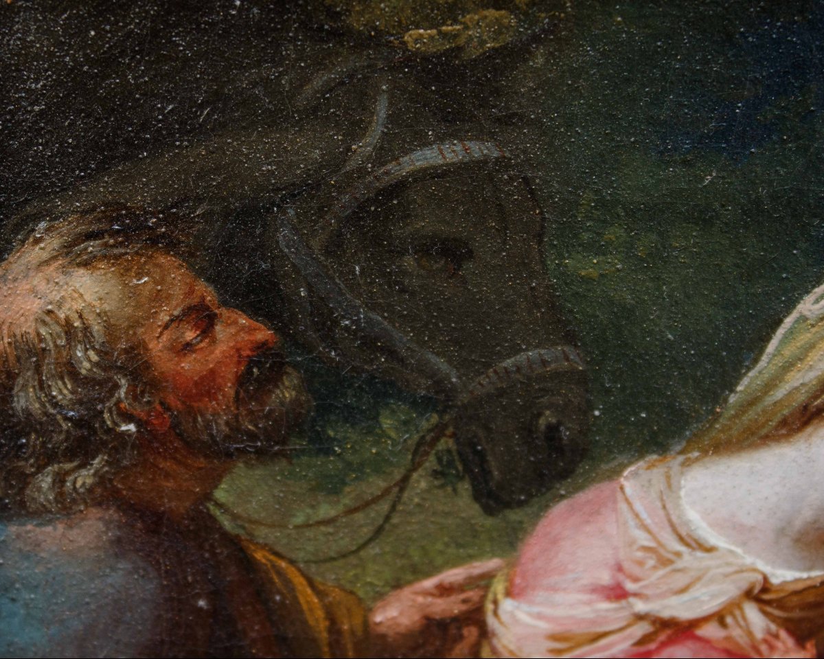 Emilian School, 18th Century, Rest On The Flight Into Egypt-photo-3
