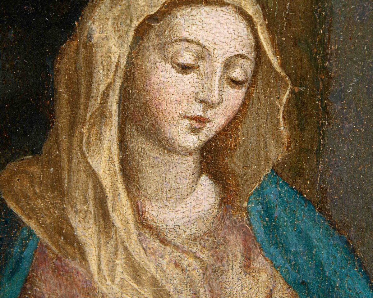 Emilian Altarpiece, 16th Century, The Annunciation-photo-4