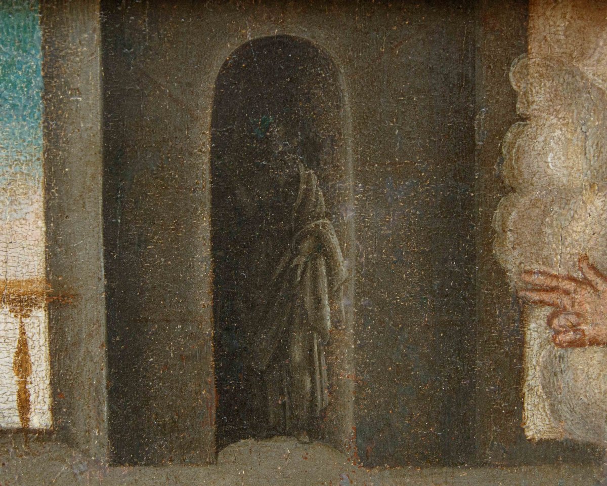 Emilian Altarpiece, 16th Century, The Annunciation-photo-2
