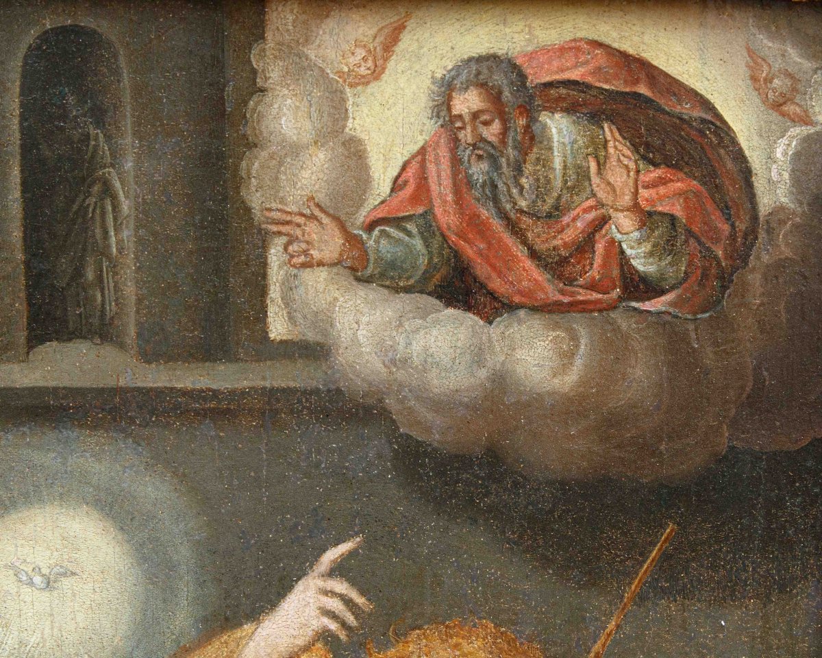 Emilian Altarpiece, 16th Century, The Annunciation-photo-7