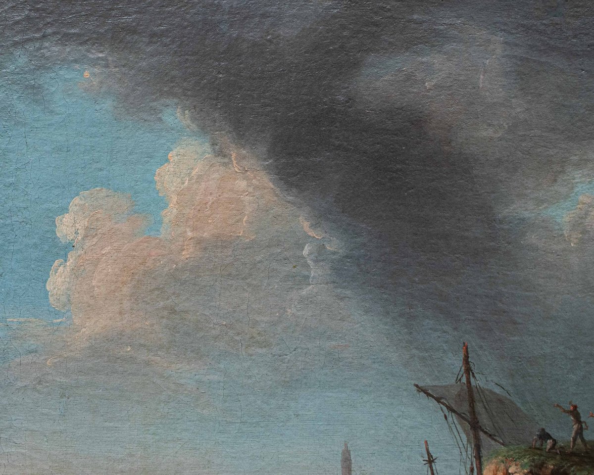Francesco Fidanza (Rome, 1747 - Milan, 1819), Navy in Storm-photo-3