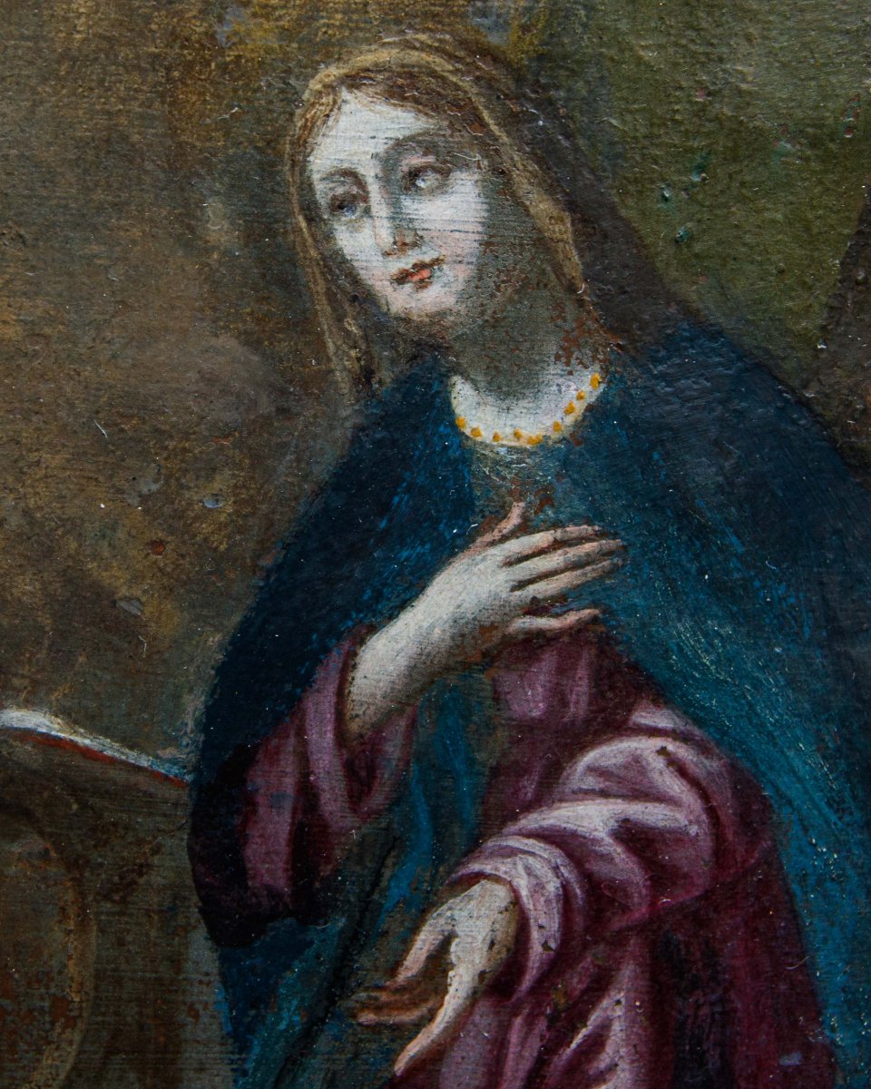 Lombard School, 17th Century, The Annunciation-photo-4