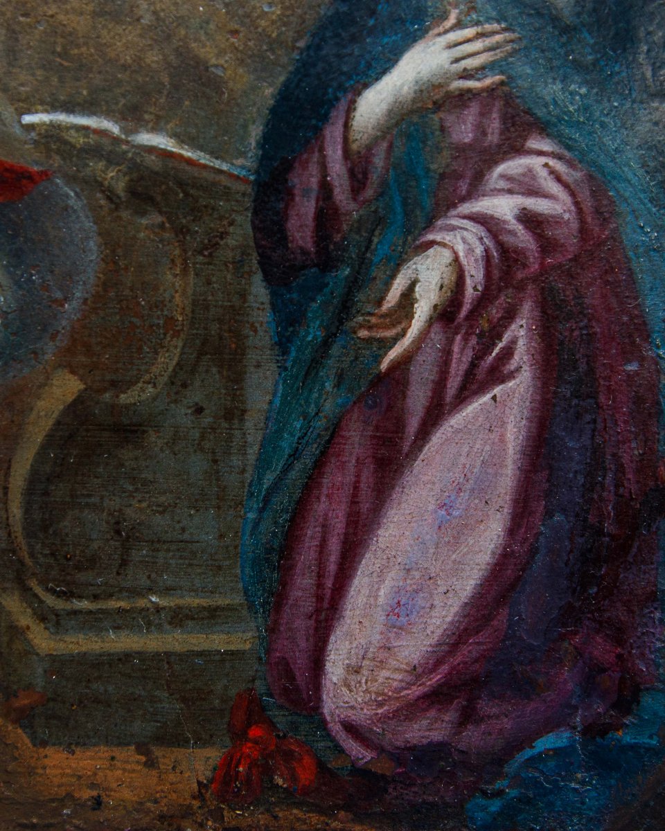 Lombard School, 17th Century, The Annunciation-photo-1