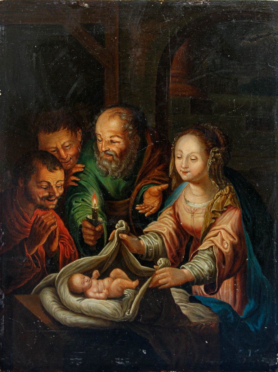 Flemish School, 17th Century, Nativity